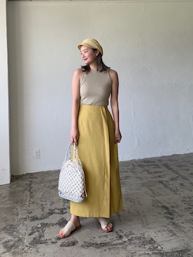 「アメスリ」｜Lianさん（レディース・157cm）の夏コーディネート