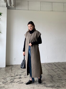 「LIAN（リアン）のアイテム（その他アウター）」を使った、Lianさん（レディース・157cm）の夏コーディネート
