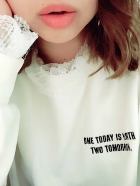 「Honeys（ハニーズ）のアイテム（その他トップス）」を使った、さいこさん（レディース・153cm）の秋コーディネート