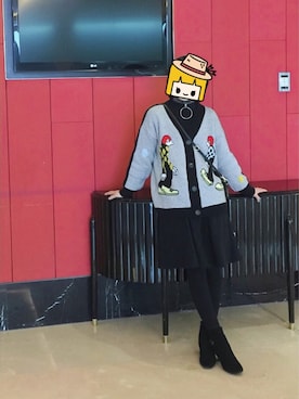 「Bata（バタ）のアイテム」を使った、叮叮当さん（レディース・169cm）の冬コーディネート