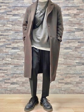L'Appartement Relax Wool Coatグレー