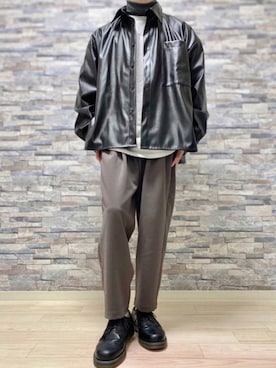 「ATTACHMENT（アタッチメント）のアイテム」を使った、Takiさん（メンズ・169cm）の春コーディネート
