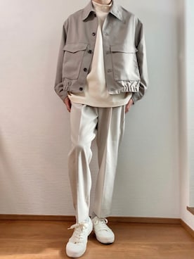 「UNIQLO（ユニクロ）のアイテム（スニーカー）」を使った、Takiさん（メンズ・169cm）の春コーディネート