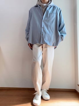「UNIQLO（ユニクロ）のアイテム（スニーカー）」を使った、Takiさん（メンズ・169cm）の春コーディネート