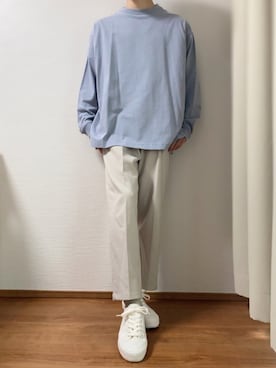 「UNIQLO（ユニクロ）のアイテム（スニーカー）」を使った、Takiさん（メンズ・169cm）の春コーディネート