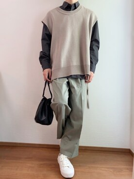「UNIQLO（ユニクロ）のアイテム（スニーカー）」を使った、Takiさん（メンズ・169cm）の春コーディネート