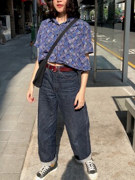 「MUJI」｜「アイテム（その他シューズ）」を使った、Ku’s🇹🇼さん（レディース・167cm）の秋コーディネート