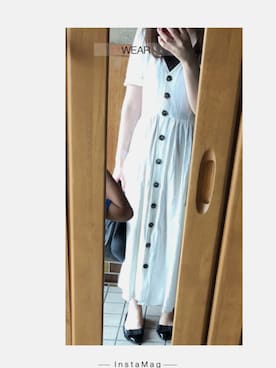「PLAIN CLOTHING（プレーンクロージング）のアイテム（パンプス）」を使った、かなこさん（レディース・155cm）の秋コーディネート