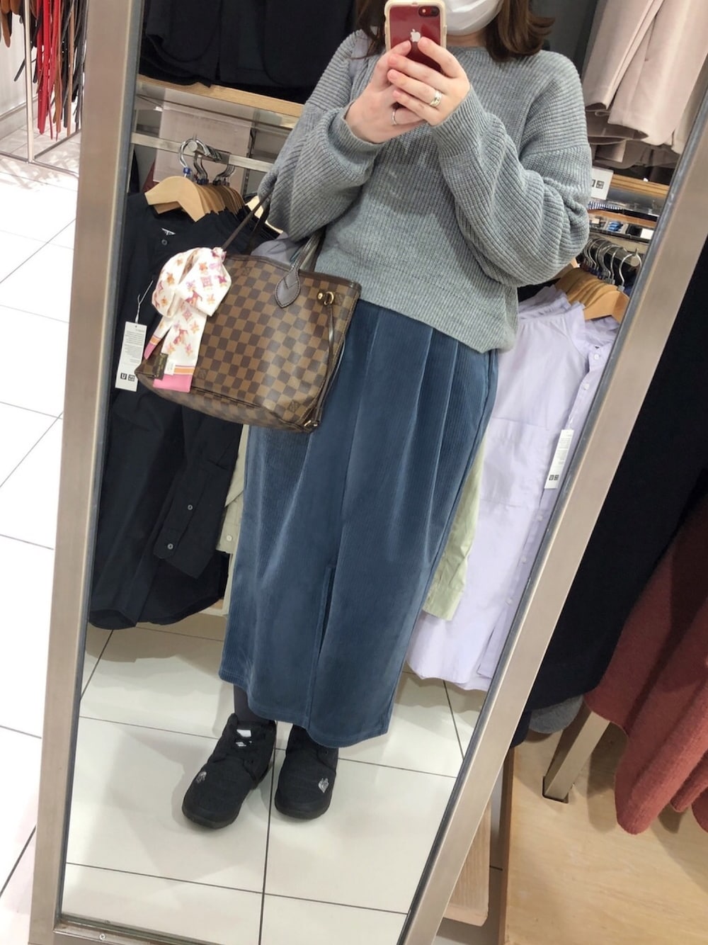 かなこ｜LOUIS VUITTONのショルダーバッグを使った