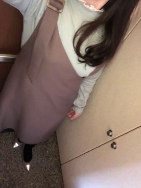 「elegance卑弥呼（エレガンスヒミコ）のアイテム」を使った、かなこさん（レディース・156cm）の春コーディネート