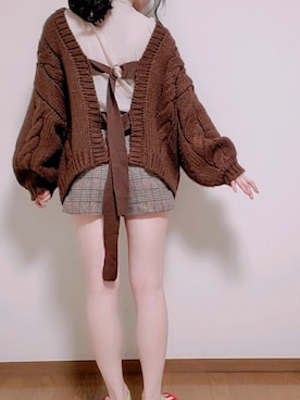 ⑅Shino⑅さん（レディース・165cm）の冬コーディネート