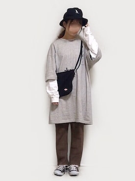 「Well-Tailored（ウェルテイラード）のアイテム」を使った、まかろにさん（レディース・158cm）の春コーディネート