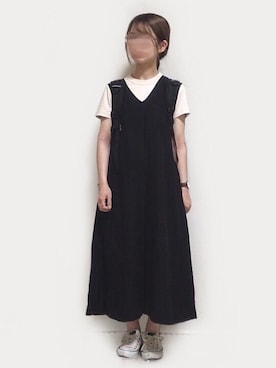 「アイテム（ワンピース/ドレス）」を使った、まかろにさん（レディース・156cm・10代）の夏コーディネート