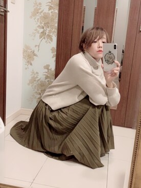 うだこさん（レディース・162cm）の冬コーディネート