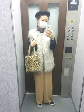 saeさん（レディース・162cm）の冬コーディネート