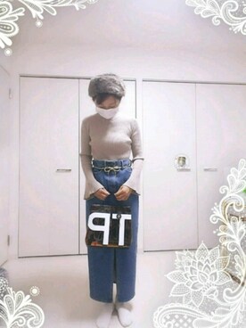 「シアタープロダクツ(THEATRE PRODUCTS)」｜「アイテム（その他）」を使った、saeさん（レディース・162cm）の秋コーディネート