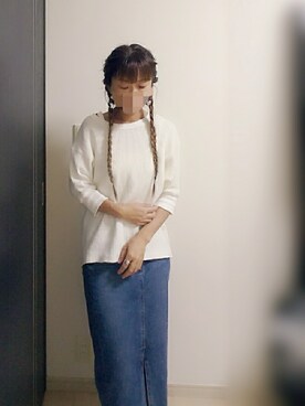 「ROKU」｜「アイテム（その他）」を使った、saeさん（レディース・162cm）の春コーディネート