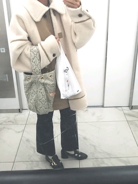 「unglid（アングリッド）のアイテム」を使った、saeさん（レディース・162cm）の冬コーディネート