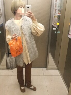 saeさん（レディース・162cm）の冬コーディネート