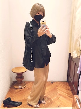 「unglid（アングリッド）のアイテム」を使った、saeさん（レディース・162cm）の夏コーディネート