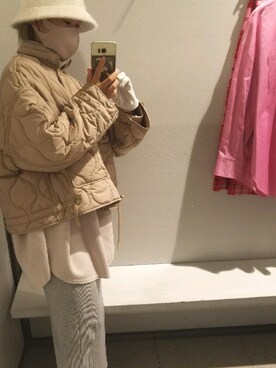 「H&M（エイチ・アンド・エム）のアイテム（スニーカー）」を使った、saeさん（レディース・162cm）の冬コーディネート