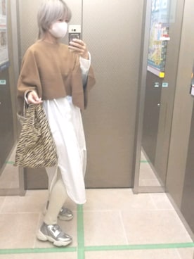 「VERMEIL par iena（ヴェルメイユパーイエナ）のアイテム（シャツワンピース）」を使った、saeさん（レディース・162cm）の春コーディネート