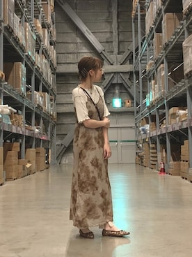 「アイテム（ワンピース/ドレス）」を使った、u  r  a  nさん（レディース・151cm・10代）の夏コーディネート