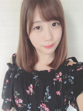 「INGNI（イング）のアイテム（ワンピース、ブラック系）」を使った、結原弓愛さん（レディース・160cm）の夏コーディネート