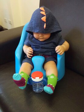 「Carter's（カーターズ）のアイテム（その他トップス）」を使った、Kyle0916さん（キッズ・70cm）の夏コーディネート