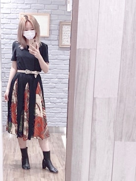 「Me%」｜「アイテム（ワンピース）」を使った、FUWARIさん（レディース・163cm）の夏コーディネート