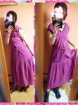 「3色コーデ」｜「アイテム（ハンチング/ベレー帽）」を使った、咲さん（レディース・166cm）の夏コーディネート