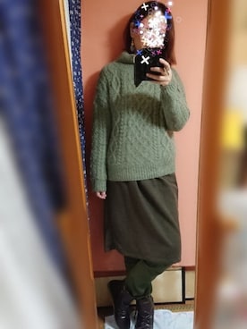 咲さん（レディース・166cm）の冬コーディネート