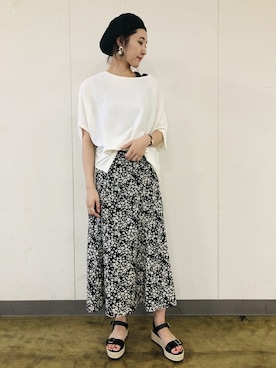 MANAMI 【GLOBALWORK】さん(レディース・165cm)の夏コーディネート