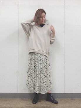 「GLOBAL WORK（グローバルワーク）のアイテム（ドレスシューズ）」を使った、ＭＡＮＡＭＩ 【GLOBALWORK】さん（レディース・165cm）の冬コーディネート