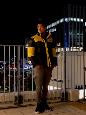 メンズのダウンジャケット コート レザー 本革 コーディネート Zozotown