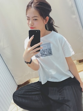 「ポニーテール」｜N.さん（レディース・163cm・20代）の夏コーディネート