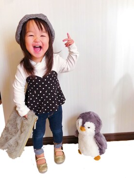 reomamaさん（キッズ・90cm）の冬コーディネート