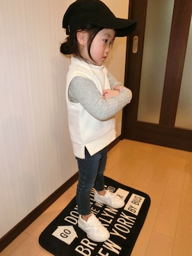 reomamaさん（キッズ・90cm）の冬コーディネート