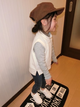 reomamaさん（キッズ・90cm）の冬コーディネート