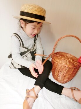 reomamaさん（キッズ・90cm）の春コーディネート