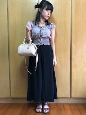 「catworld（キャットワールド）のアイテム」を使った、しばさん（レディース・154cm）の夏コーディネート