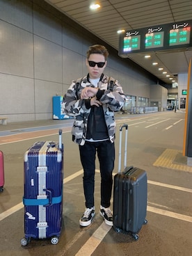 「FOREVER 21（フォーエバー トゥエンティーワン）のアイテム（フォーマルスーツ/小物）」を使った、Thinh Kunさん（メンズ・168cm）の春コーディネート