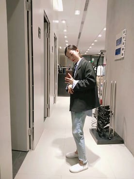 「アイテム（フォーマルスーツ/小物）」を使った、满怀在身さん（レディース・160cm・20代）の春コーディネート