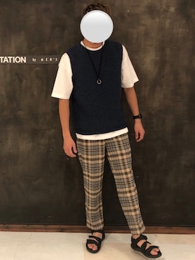 「ユニオンステーション」｜「アイテム（アナログ腕時計）」を使った、wataruさん（メンズ・178cm）の夏コーディネート