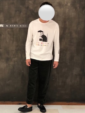 「UNION STATION（ユニオンステーション）のコーデュロイシェフパンツ（その他パンツ）」を使った、wataruさん（メンズ・178cm）の秋コーディネート