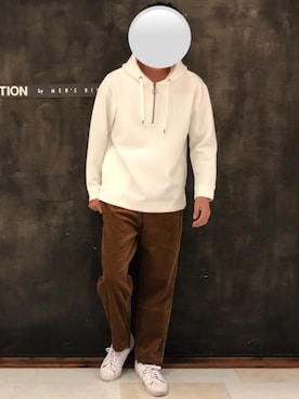 「UNION STATION（ユニオンステーション）のコーデュロイシェフパンツ（その他パンツ）」を使った、wataruさん（メンズ・178cm）の秋コーディネート