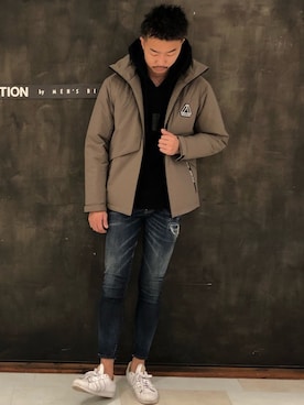 「RATTLE TRAP（ラトルトラップ）のアイテム（ブルゾン）」を使った、wataruさん（メンズ・178cm）の秋コーディネート