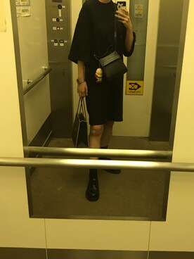 「Dr. Martens（ドクターマーチン）のDr.Martens / ドクターマーチン 1461 3EYE GIBSON SHOE 3ホール ギブソン シューズ ブーツ（ブーツ）」を使った、92さん（レディース・172cm）の夏コーディネート