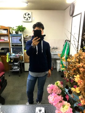 えとっちさん（メンズ・173cm）の春コーディネート