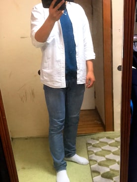 「Canal 4℃（カナルヨンドシー）のアイテム」を使った、えとっちさん（メンズ・174cm）の春コーディネート